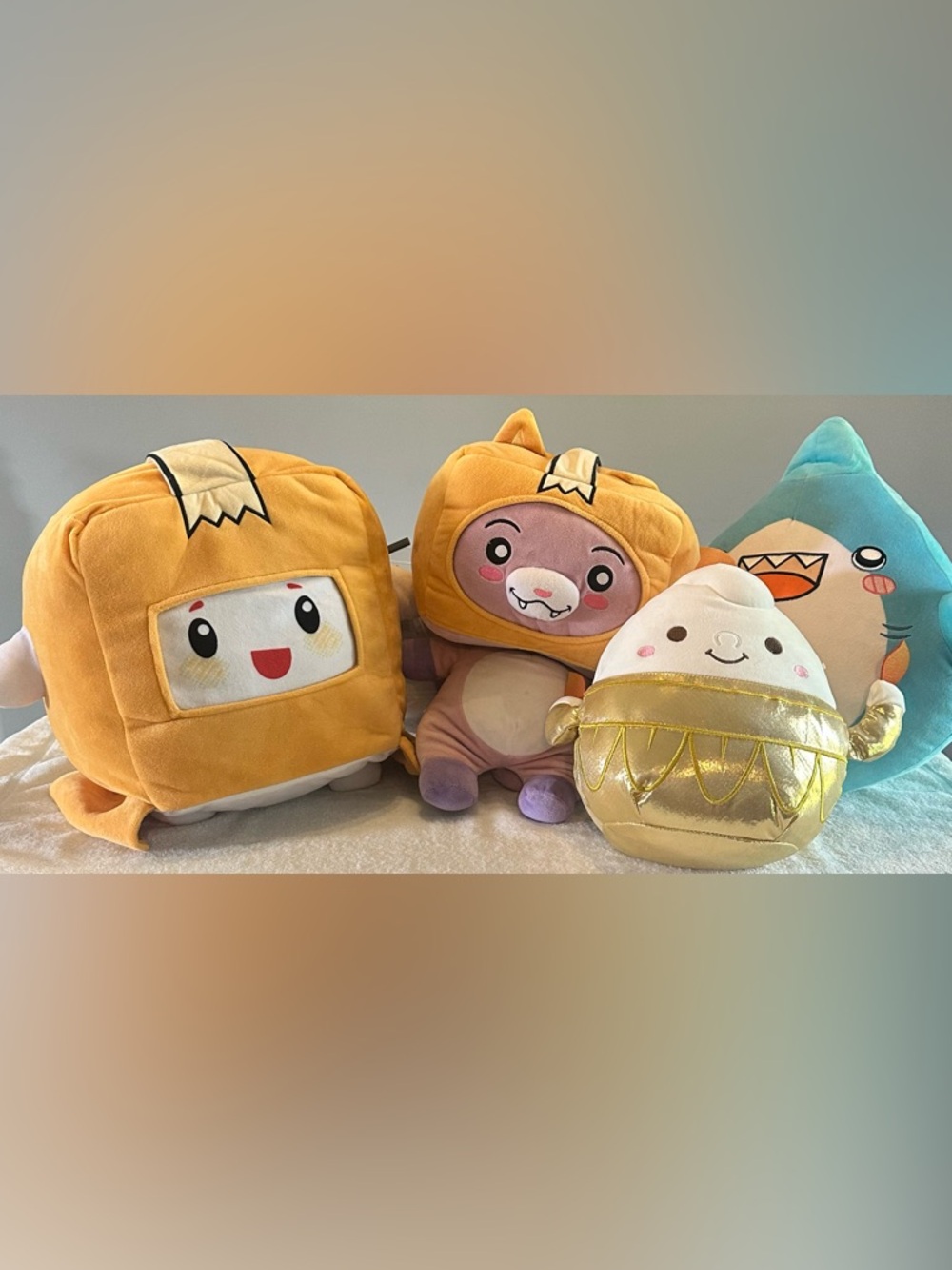 3 Large Plush Toys + 1 FREE – Cute Stuffed Animals